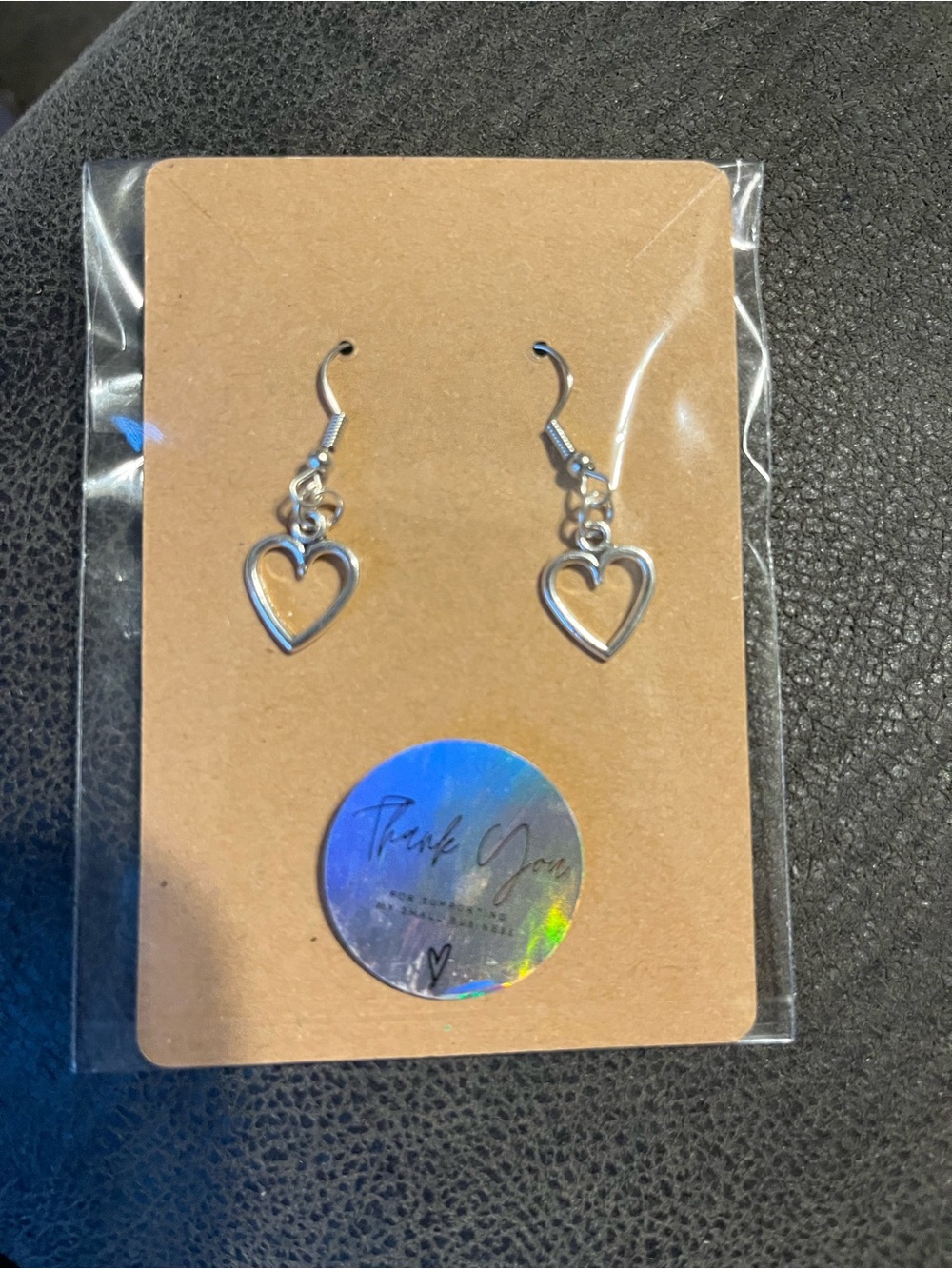 Delicate Silver Heart Drop Earrings - Women's Fashion Jewelry